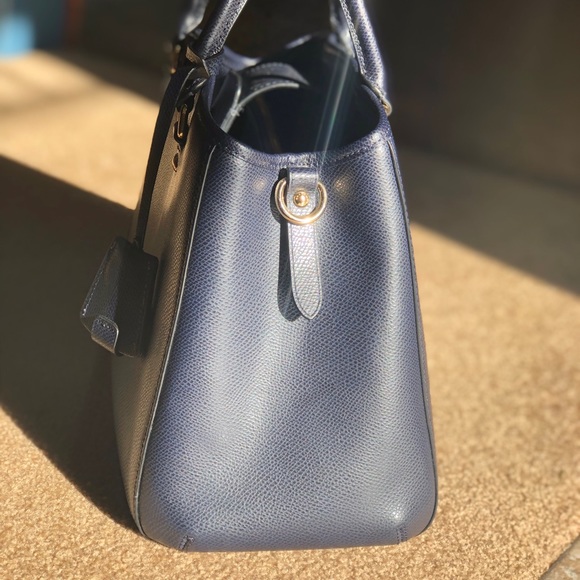 Coach Margot Purse Midnight Navy Blue - Picture 4 of 7